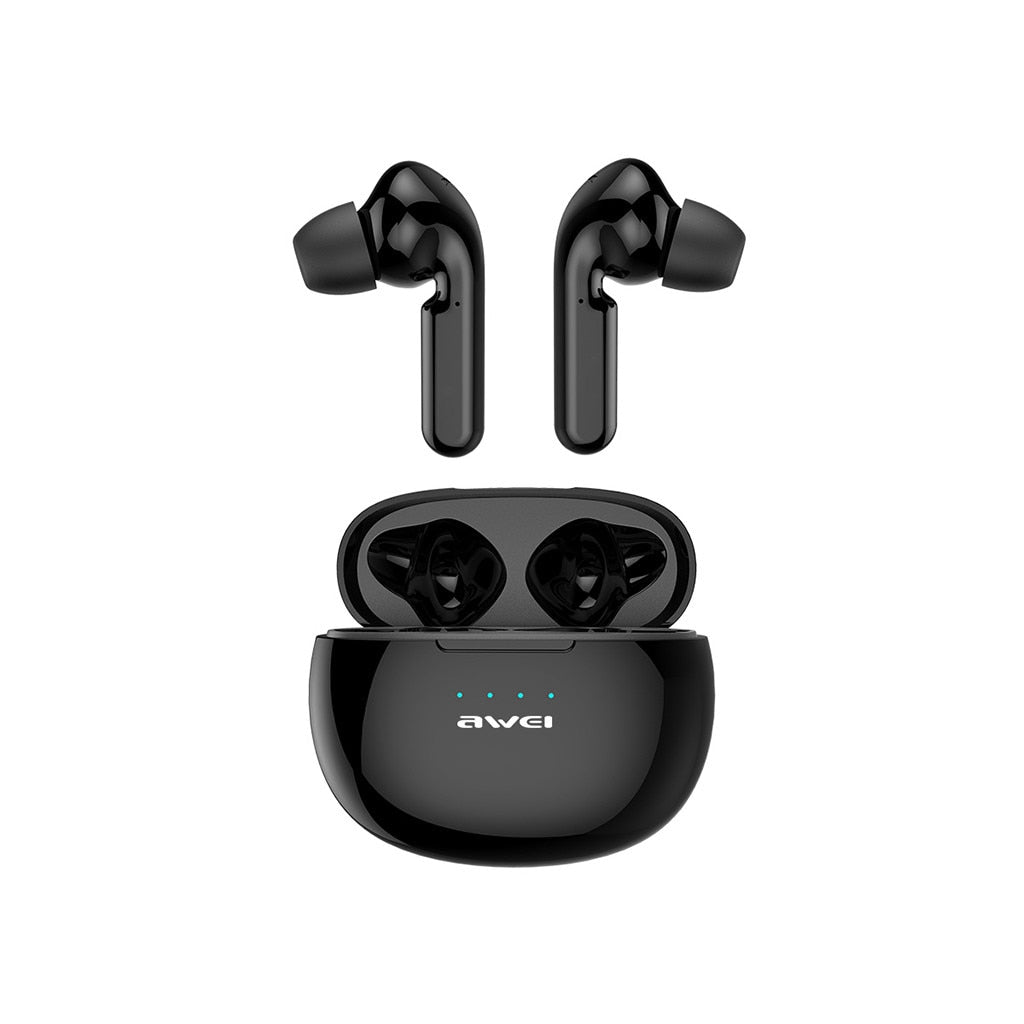 best selling 2020 products AWEI True Wireless Earbuds Bluetooth 5.0 Headphones in-Ear TWS Hi-Fi Earphones support dropshipping