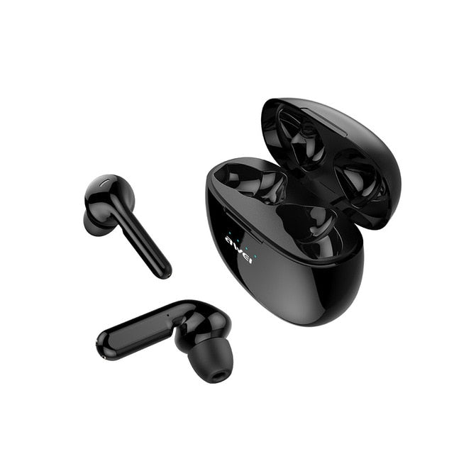 best selling 2020 products AWEI True Wireless Earbuds Bluetooth 5.0 Headphones in-Ear TWS Hi-Fi Earphones support dropshipping