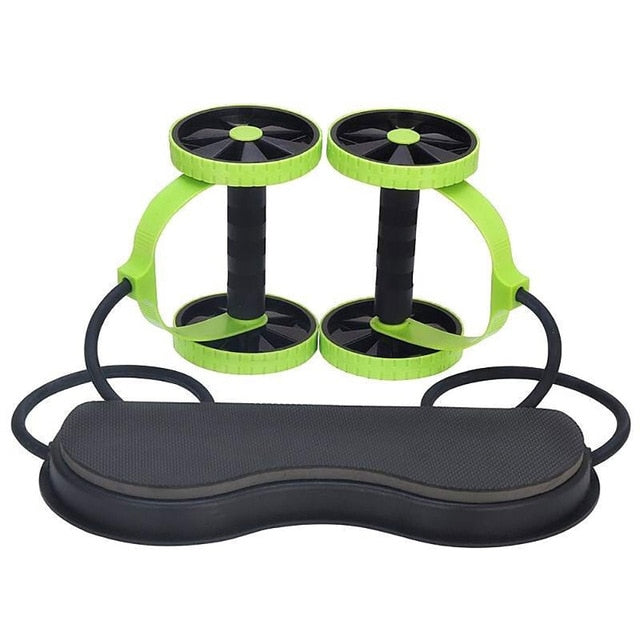 2020 Best Yoga Muscle Exercise Home Pull Rope Fitness Equipment Wheel Abdominal Ab Gym Roller Breast Trainer Sets Dropshipping